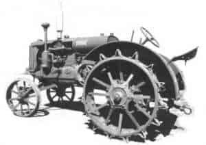 antique tractor